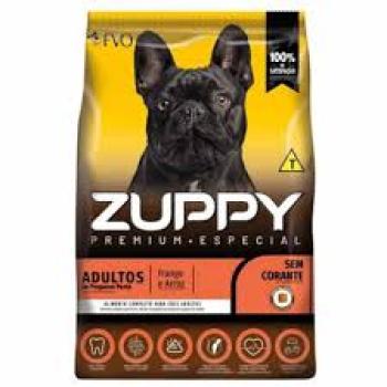 RAÇÃO DE CACHORRO ZUPPY ADULTO PEQ PORTE 10,1KG LARANJA
