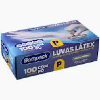 LUVA PROCED LATEX BOMPACK C/100 (P)