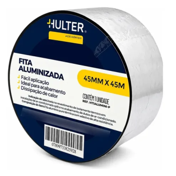 FITA ALUMINIZADA 45MM X 45M HULTER
