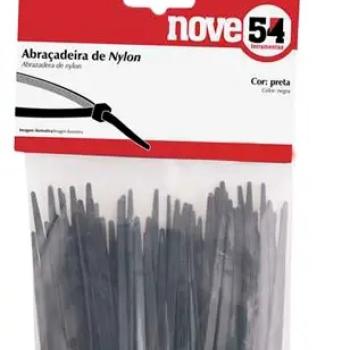 ABRACADEIRA NYLON  140X2,5 PRETA - CJ100