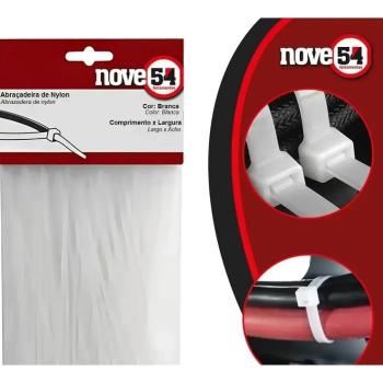 ABRACADEIRA NYLON 200x3,6 CJ100 - BRANCA