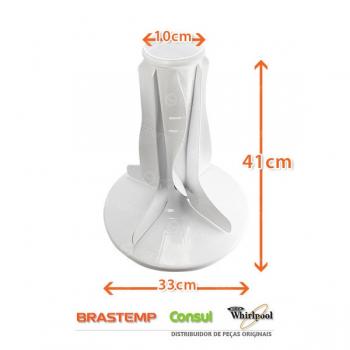 AGITADOR BRAST/CONSUL BRANCO 8 BLADES BWC/CWC07A CWL8C/10A/B ORIG - W10882241 / W10669206