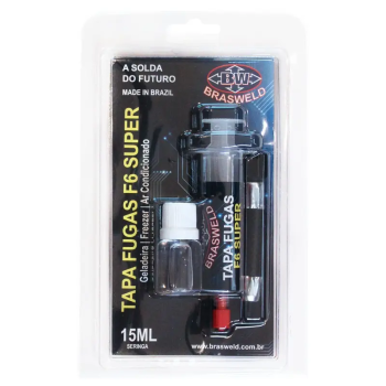 REPARO PARA TAPA FUGAS F6 15ML SERINGA C/ MANGUEIRA