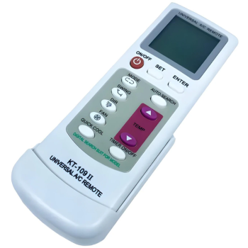 CONTROLE REMOTO A/C SPLIT UNIVERSAL C/ SUPORTE 7/60BTUS - KT-109II