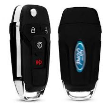 CARCAÇA CANIVETE OCA FORD KA 3+1 BOTÕES COM  LOGO