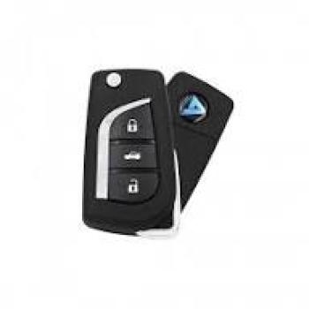 TELECOMANDO CANIVETE KD MODELO TOYOTA B13 KD900/KD200/URG200 3 BOTÕES