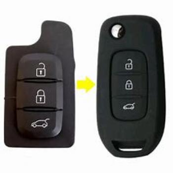 CAPA TELECOMANDO RENAULT SANDERO /KWID NOVO 3 BOTÕES CANIVETE