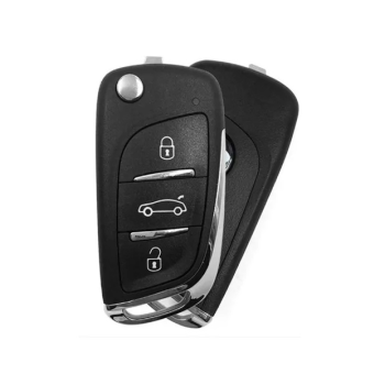 TELECOMANDO CANIVETE OLIMPUS VERMELHO MOD CITROEN 3 BOTÕES