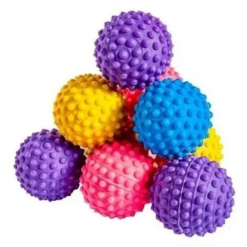 BOLA COM CRAVOS PARA EXERCÍCIO FISIOTERAPIA PARA AS MÃOS (UNIDADE)