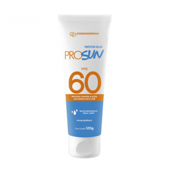 PROTETOR SOLAR FPS 60 PROSUN (120G) - LOTE: 2335303  VÁL: 12/2025 - COSMODERMA
