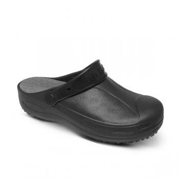 BABUCHE ANTIDERRAPANTE COM PALMILHA PRETO BB90 REF: BB90 (CA 37.213) - SOFT WORKS