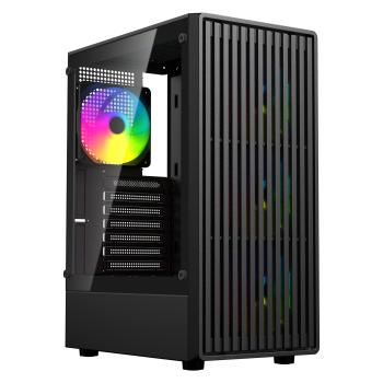 GABINETE GAMER BG-062 ZION PRO PRETO BLUECASE 4X FANS RAINBOW