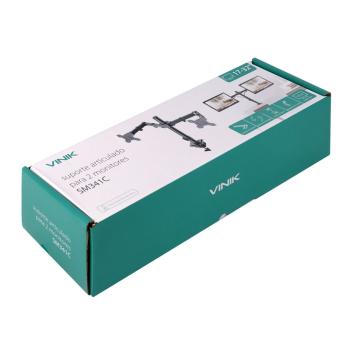 SUPORTE ARTICULADO PARA 2 MONITORES 13-32 VESA 100X100 - SM341C
