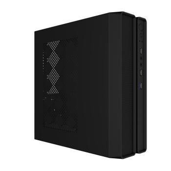 GABINETE SLIM COM FONTE 200W SLIMDESK BG-2002 PRETO BLUECASE - USB 3.0