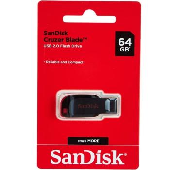 PENDRIVE 64GB SANDISK CRUZER BLADE USB 2.0