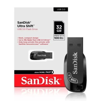 PENDRIVE 32GB SANDISK ULTRA SHIFT USB 3.0