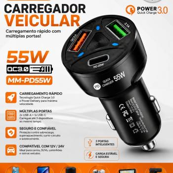 FONTE VEICULAR 55W