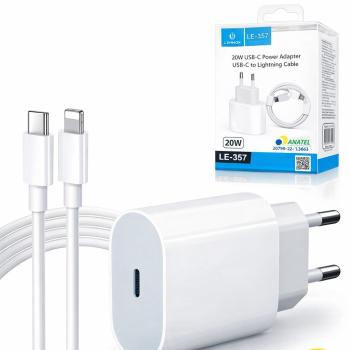 Carregador Completo Lehmox 25W iphone - LE357