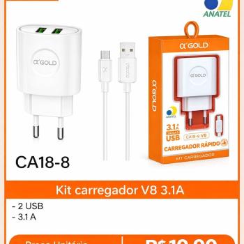 CARREGADOR COMPLETO GOLD 3.1