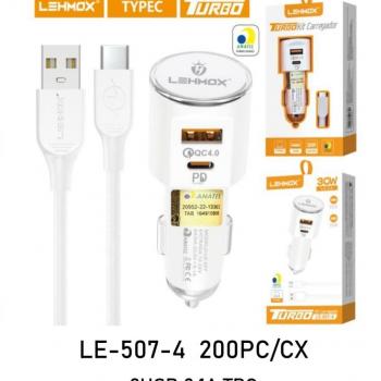 Carregador Veicular Lehmox  COMPLETO