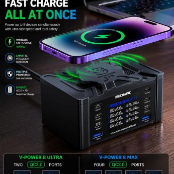 USB CHARGE V POWER 8 MAX