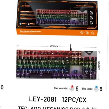 Teclado mecânico RGB LEY 2080