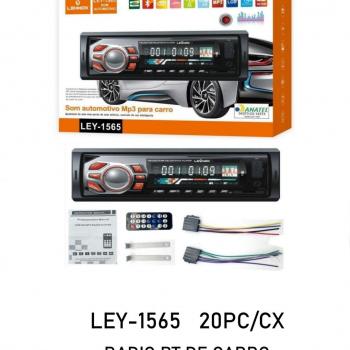 Som automotivo p/ carro Bluetooth LEY-1853B