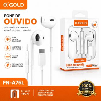 Fone de ouvido TIPO C