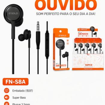 FONE DE OUVIDO GOLD FN-S8A