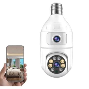Camera Lampada Dupla - 360 graus