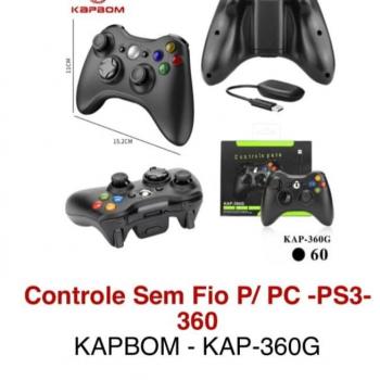 Controle / Manete  sem fio XBOX 360 / PC / PS3