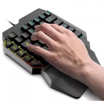 Teclado gamer uma mao