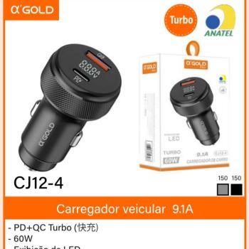 Fonte Veicular turbo 9.1A 60W CJ12-4