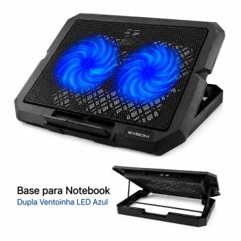 Cooler / Base para notebook dupla ventoinha