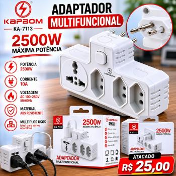 ADAPTADOR DE TOMADA 2500W