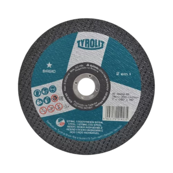 DISCO CORTE 7 X 3,0 BASIC TYROLIT CX 25 UN. - 223000