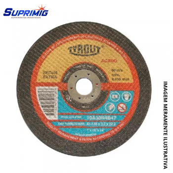 DISCO CORTE 7 X 3,2 SECUR TYROLIT CX 25 UN. - 565173