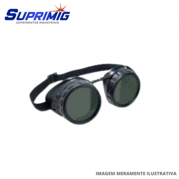 OCULOS DE PROTEÇÃO MOD. (MAÇARIQUEIRO) VERDE TONALIDADE 5 - CARBOGRAFITE