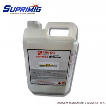 LIQUIDO REVELADOR (GALÃO 5 L)  - SERV-CHECK SD-31