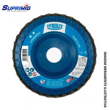 FLAP 4.1/2 G60 TYROLIT STANDER NYLON ZIRCONIO - CX 10 UN - 847924