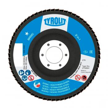 FLAP 7 G80 TYROLIT BASIC FIBRA ZIRCONIO (CX 10 UN) 34318533