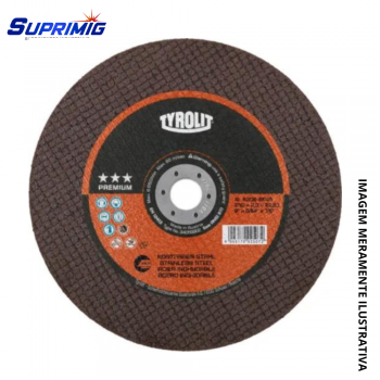 DISCO CORTE 9 X 2,0 NEW VERM TYROLIT - CX 25 UN . 34332810