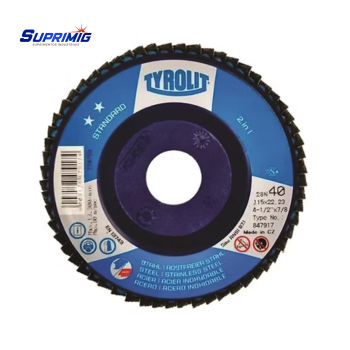 FLAP 4“1/2 GR40 TYROLIT STANDER NYLON ZIRCONIO 847917
