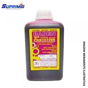 BASE PROTETIVA (VERNIZ) VP5000 1L VERMELHO