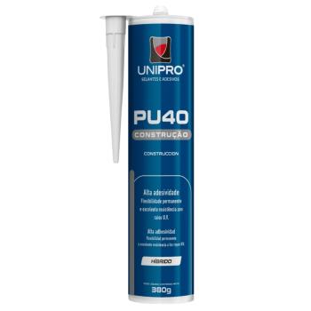 SELANTE DE POLIURETANO PU40 400GR UNIPRO PRETO