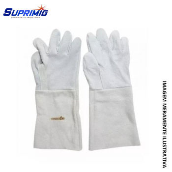 LUVA DE RASPA LONGA 20 CM C.A 32466 - SUPRIMIG