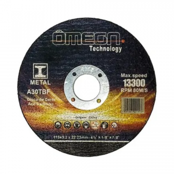 DISCO CORTE 4.1/2 X 3,2 SUPER OMEGA CX 25 UND - 00157