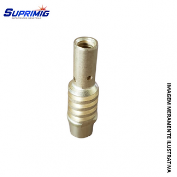 DIFUSOR / PORTA BICO GAS MIG 15 C/ROSCA ESQUERDA