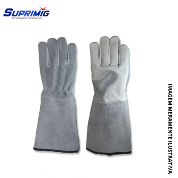 LUVA VAQUETA MISTA TEKNOLUVAS P 20