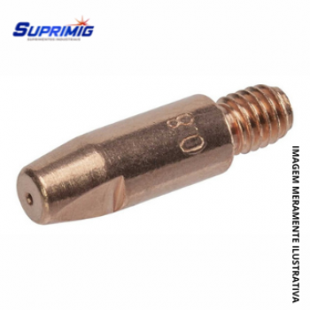 BICO CONTATO M6 - 0,80 X 28MM - SUPRIMIG